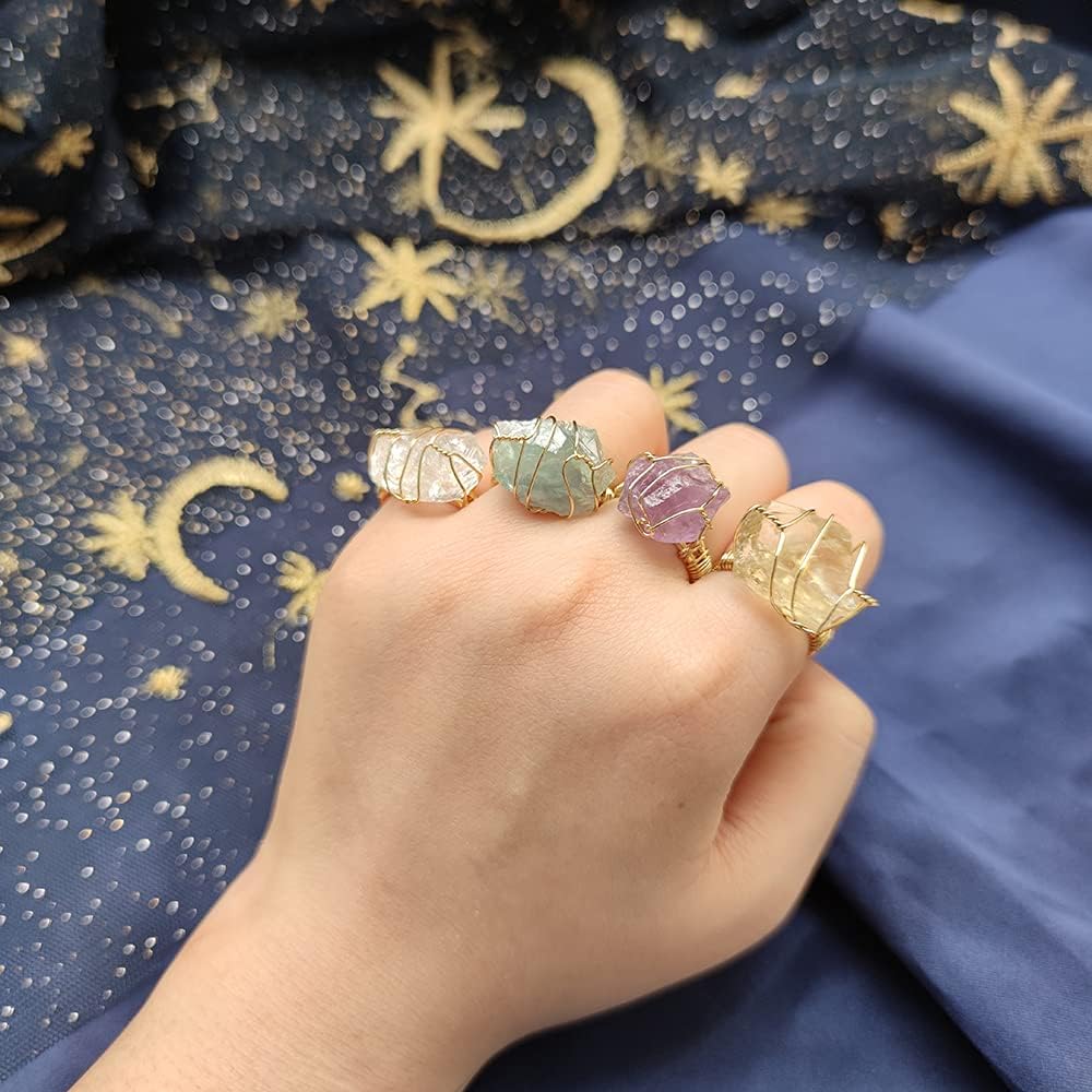 Adjustable Crystal Ring